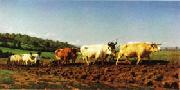 Rosa bonheur Plowing in the Nivernais;the dressing of the vines Sweden oil painting artist